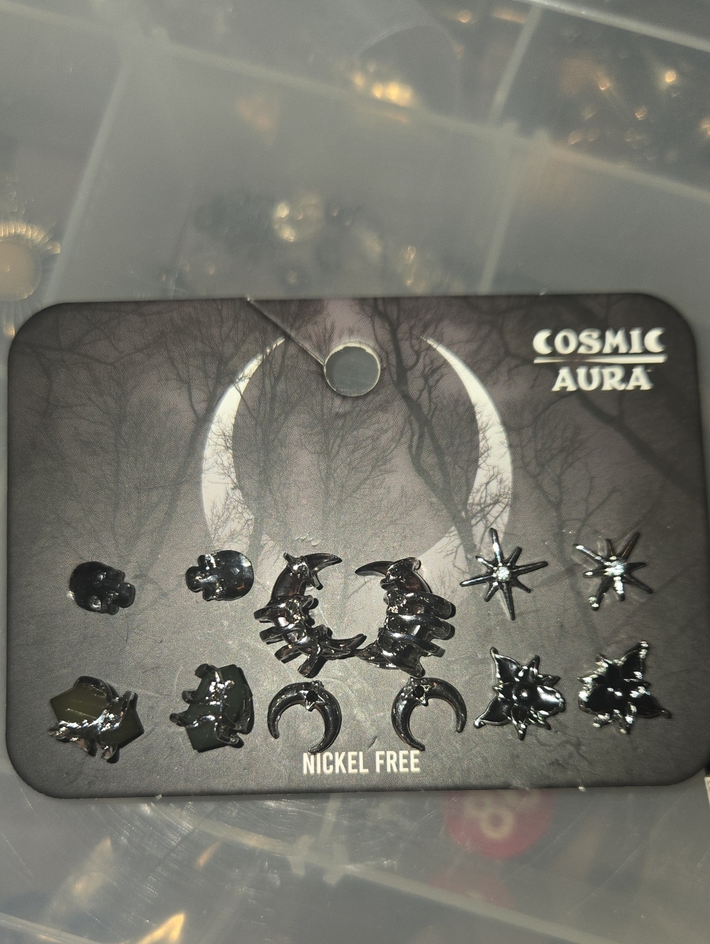 Cosmic Aura Black & Thorn & Fable Earings